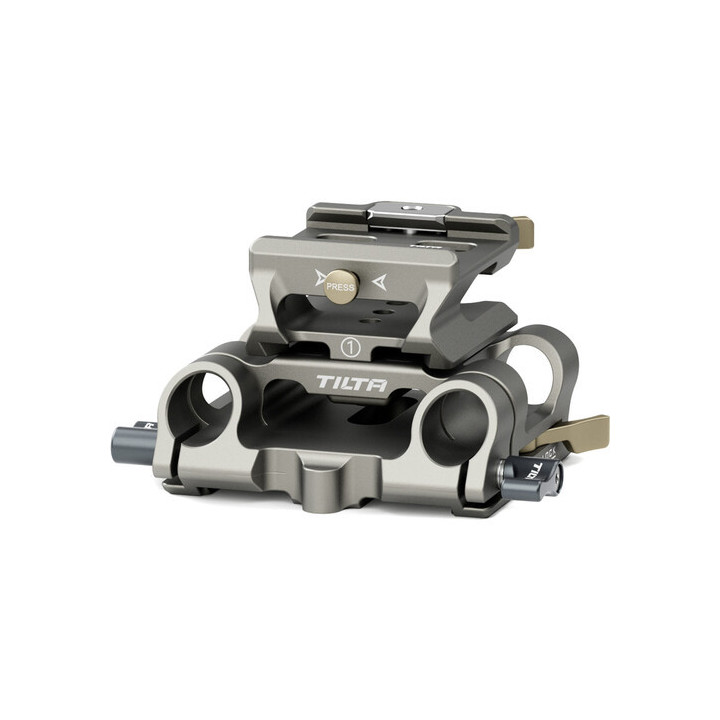Tilta TA-MBP1-TG - Tilta Modular 15mm LWS Baseplate Type I - Titanium Gray