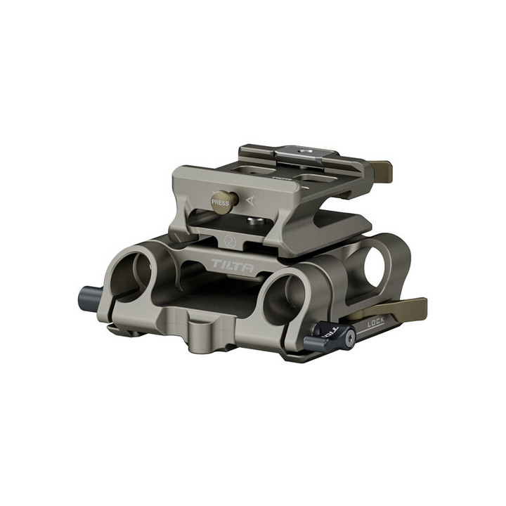 Tilta TA-MBP2-TG - Tilta Modular 15mm LWS Baseplate Type II - Titanium Gray
