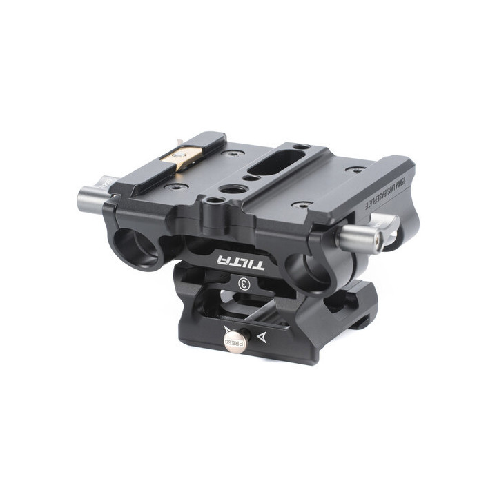 Tilta TA-MBP3-B - Tilta Modular 15mm LWS Baseplate Type III - Black