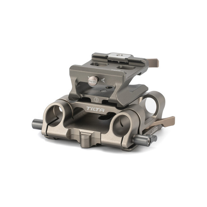 Tilta TA-MBP3-TG - Tilta Modular 15mm LWS Baseplate Type III - Titanium Gray