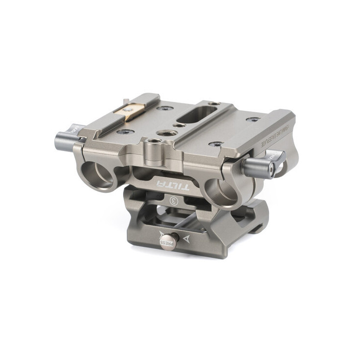Tilta TA-MBP3-TG - Tilta Modular 15mm LWS Baseplate Type III - Titanium Gray