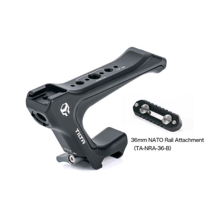 Tilta TA-QRTH7-NRK-B - Tiltaing Compact NATO Top Handle with Nato Rail Kit - Black