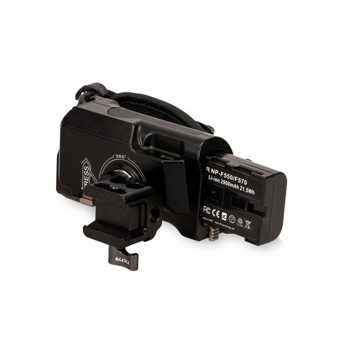 Tilta TA-RRH6-57-B - Tiltaing Right Side Advanced Power Handle with Run/Stop (F570 Battery) - Black