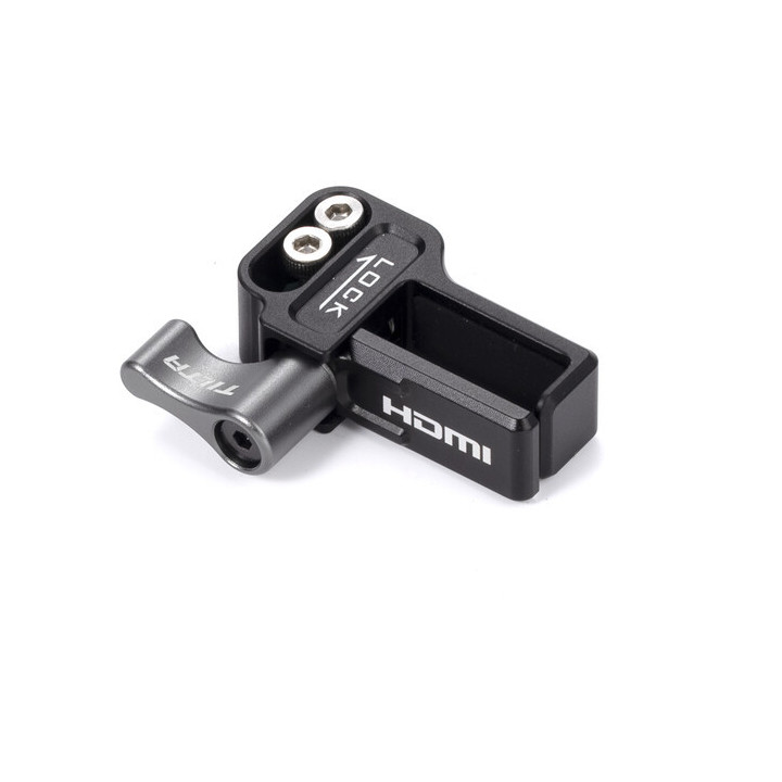 Tilta TA-T15-CC1-B - HDMI Clamp Attachment for Panasonic GH6 - Black