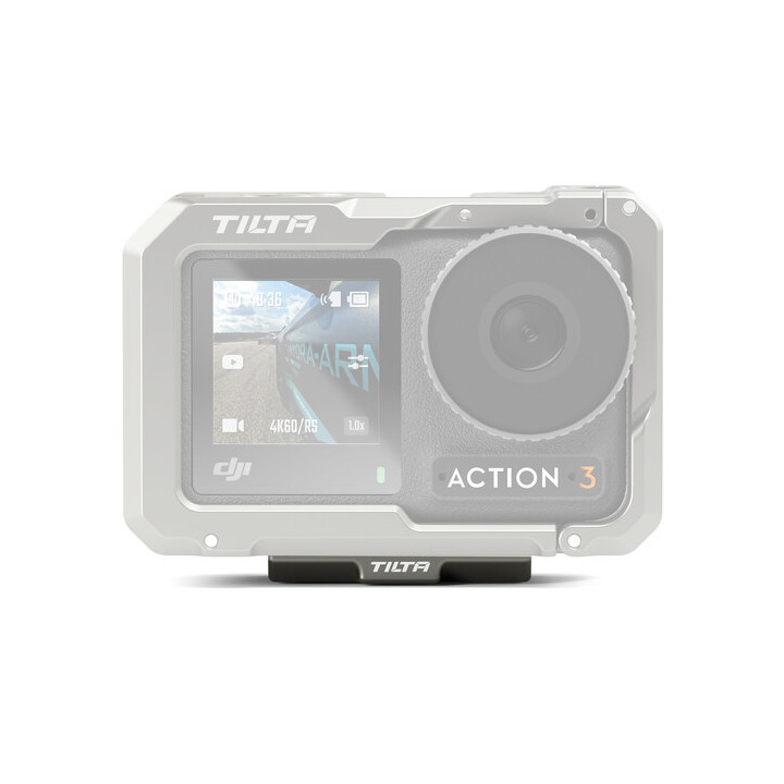 Tilta TA-T40-MBP-TG - Magnetic 1/4"-20 Mounting Baseplate for DJI Osmo Action Series - Titanium Gray