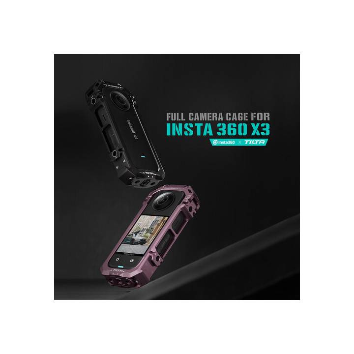 Tilta TA-T41-FCC-B - Full Camera Cage for Insta360 X3 - Black