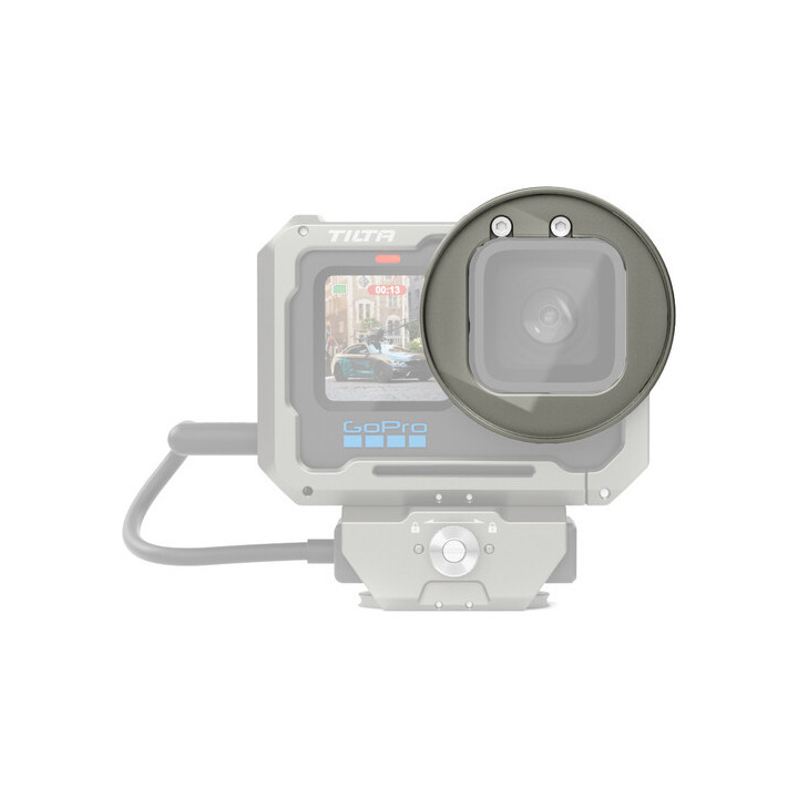 Tilta TA-T42-52-TG - 52mm Filter Tray Adapter Ring for GoPro HERO11 - Titanium Gray