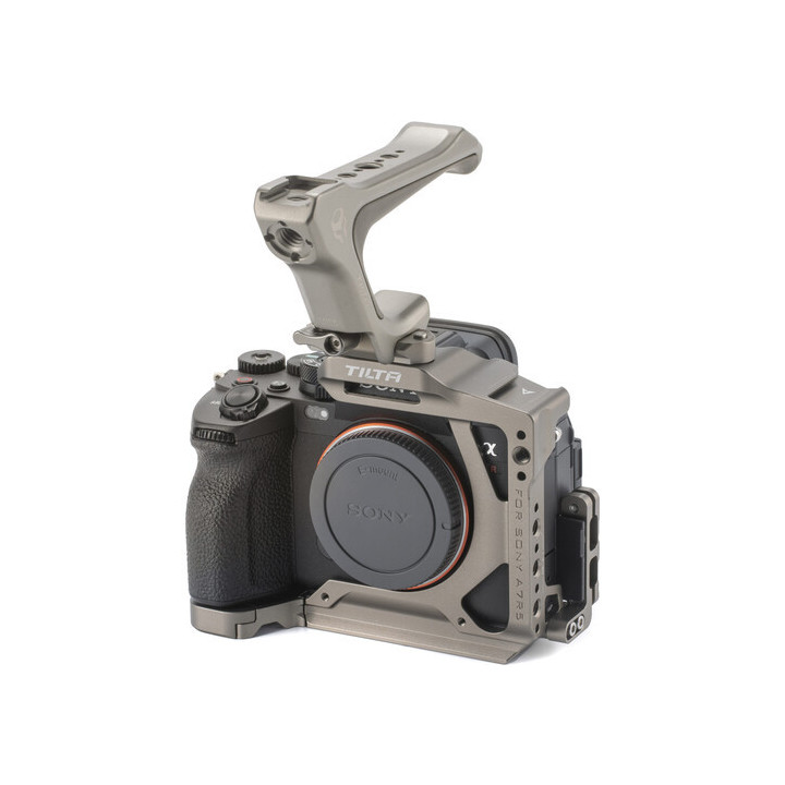 Tilta TA-T46-A-TG - Tilta Sony a7R V Half Cage Lightweight Kit - Titanium Gray