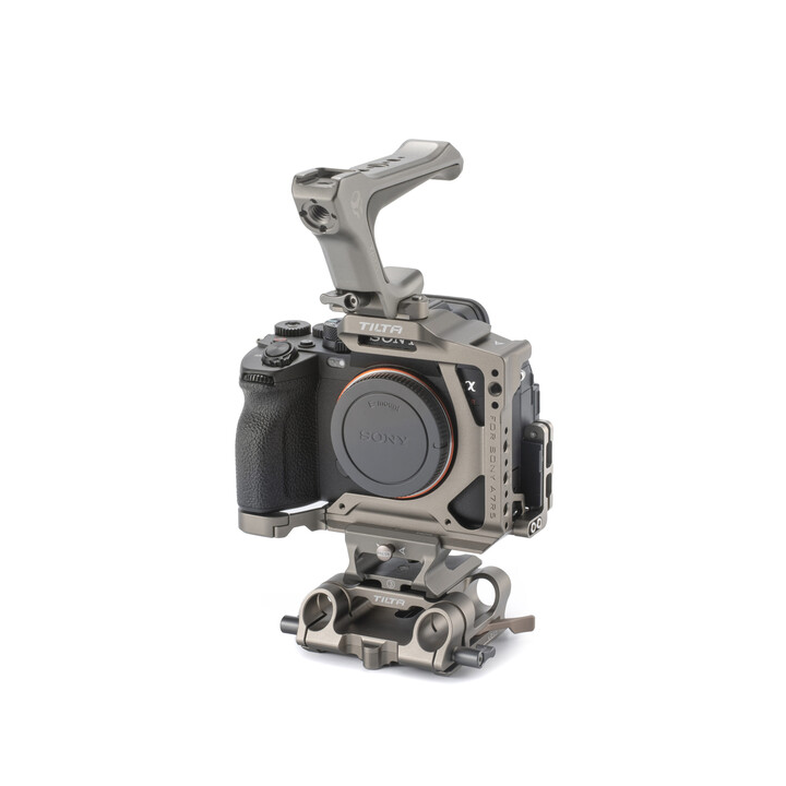 Tilta TA-T46-B-TG - Tilta Sony a7R V Half Cage Pro Kit - Titanium Gray