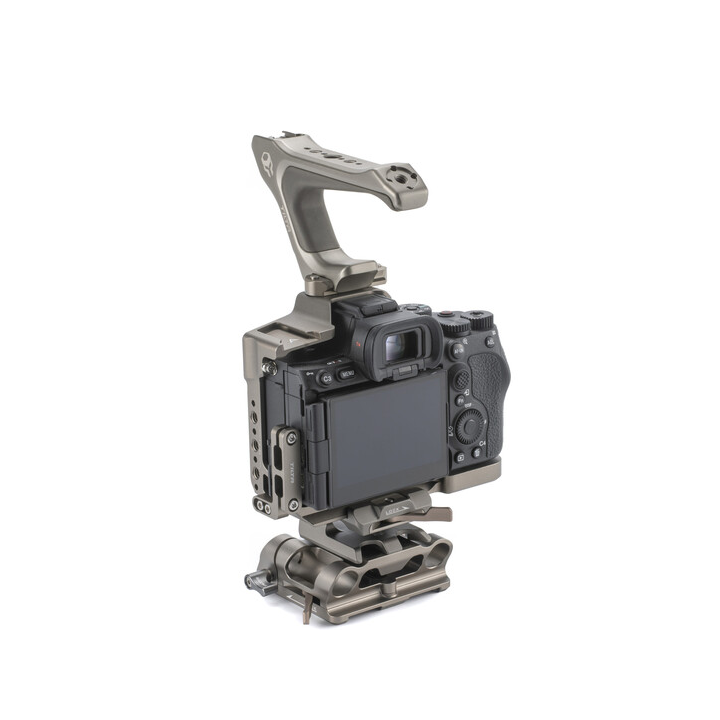 Tilta TA-T46-B-TG - Tilta Sony a7R V Half Cage Pro Kit - Titanium Gray