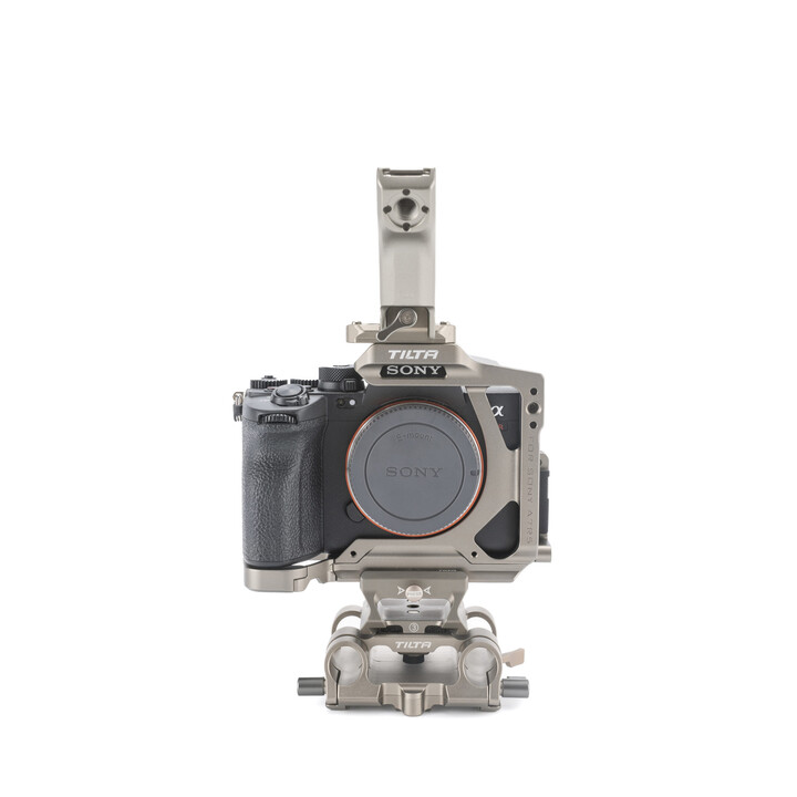 Tilta TA-T46-B-TG - Tilta Sony a7R V Half Cage Pro Kit - Titanium Gray