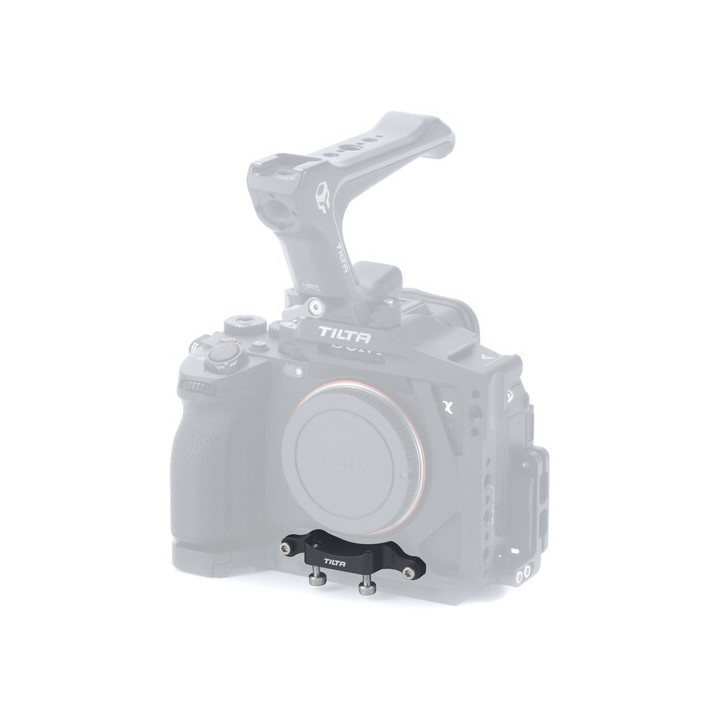 Tilta TA-T46-LAS1-B - EF to E Mount Lens Adapter Support for Sony a7R V Half Cage - Black