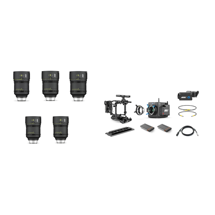 Arri K0.0048012 - 5x Signature Primes (M) & ALEXA Mini LF Ready to Shoot Set B
