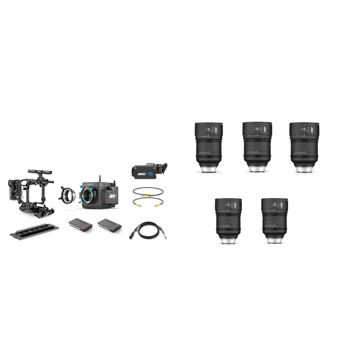 Arri K0.0048014 - 5x Signature Primes (M) & ALEXA Mini LF Ready to Shoot Set V