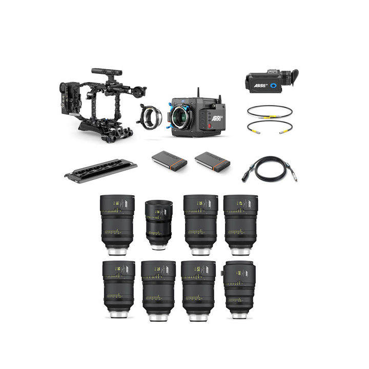 Arri K0.0048017 - 8x Signature Primes (F) & ALEXA Mini LF Ready to Shoot Set B