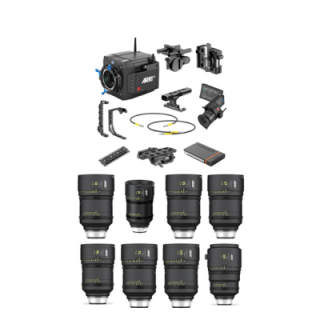 Arri K0.0048018 - 8x Signature Primes (F) & ALEXA Mini LF Ready to Shoot Set Gold