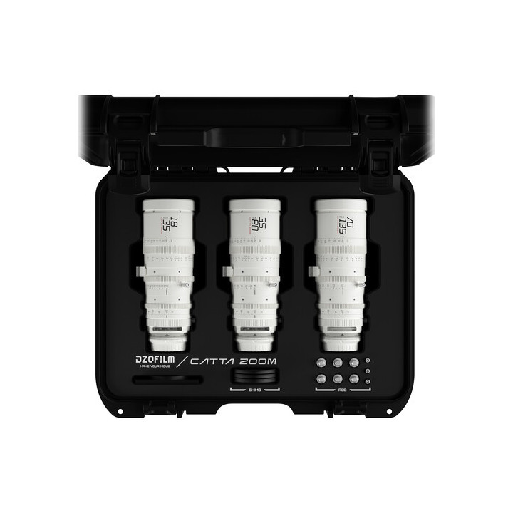 DZOFilm DZO-FFCatta2E3-WH - Catta Zoom 3-Lens Kit White
