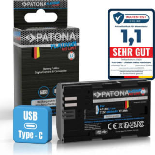 Patona 1353 - Platinum Canon LP-E6 USB-C Input