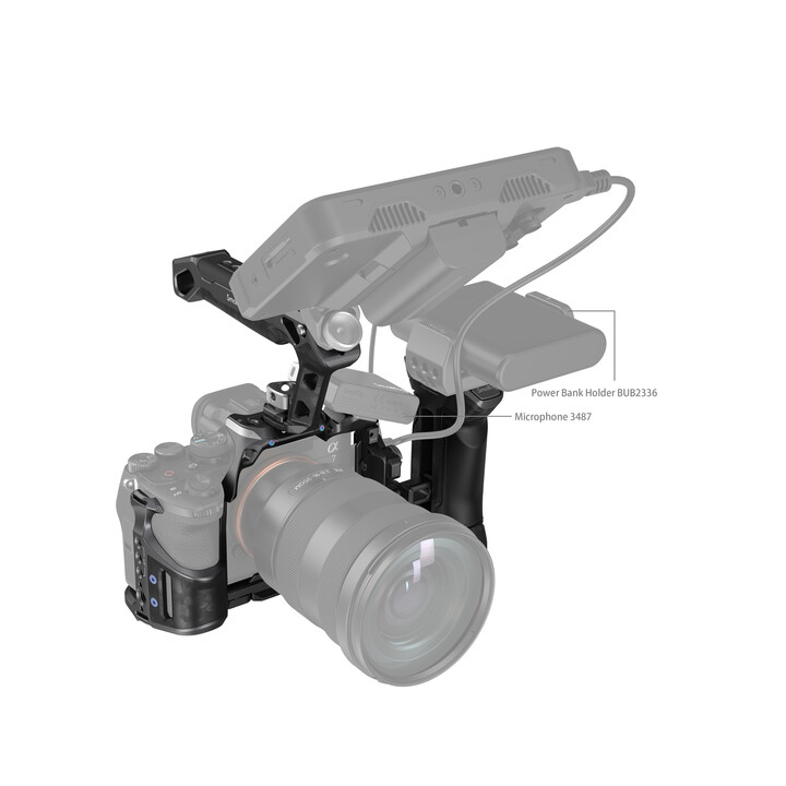 SmallRig 3710 - Rhinoceros Advanced Cage Kit for Sony Alpha 7R V / Alpha 7 IV / Alpha 7S III 3710