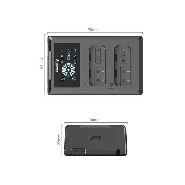SmallRig 4082 - EN-EL14 Camera Battery Charger