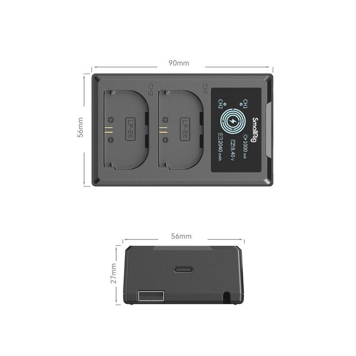 SmallRig 4084 - LP-E6NH Camera Battery Charger