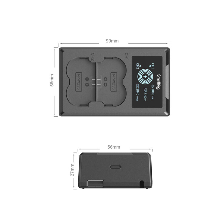SmallRig 4085 - NP-W235 Camera Battery Charger