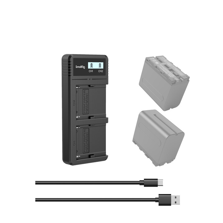 SmallRig 4086 - L-Series Camera Battery Charger