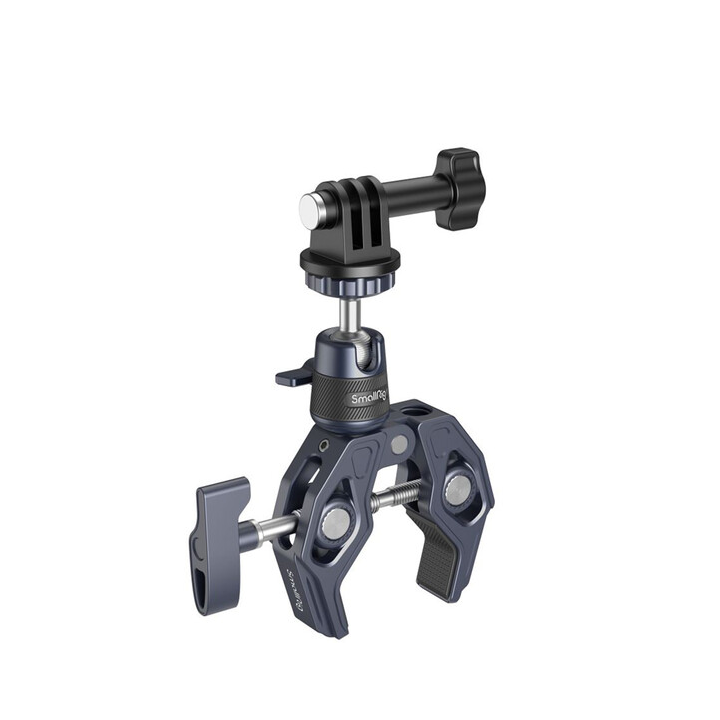 SmallRig 4102B - Super Clamp with 360° Ball Head and GoPro-Style Mount