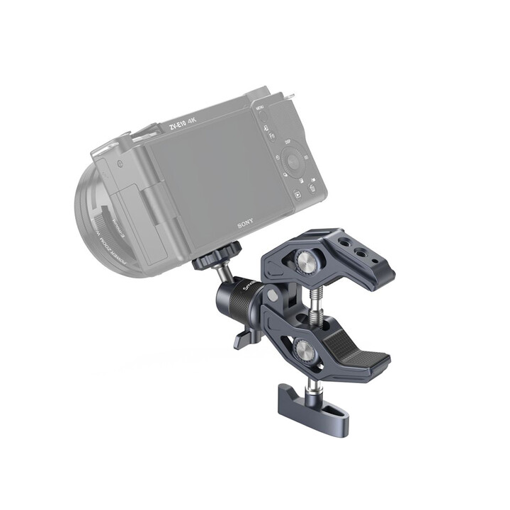 SmallRig 4102B - Super Clamp with 360° Ball Head and GoPro-Style Mount