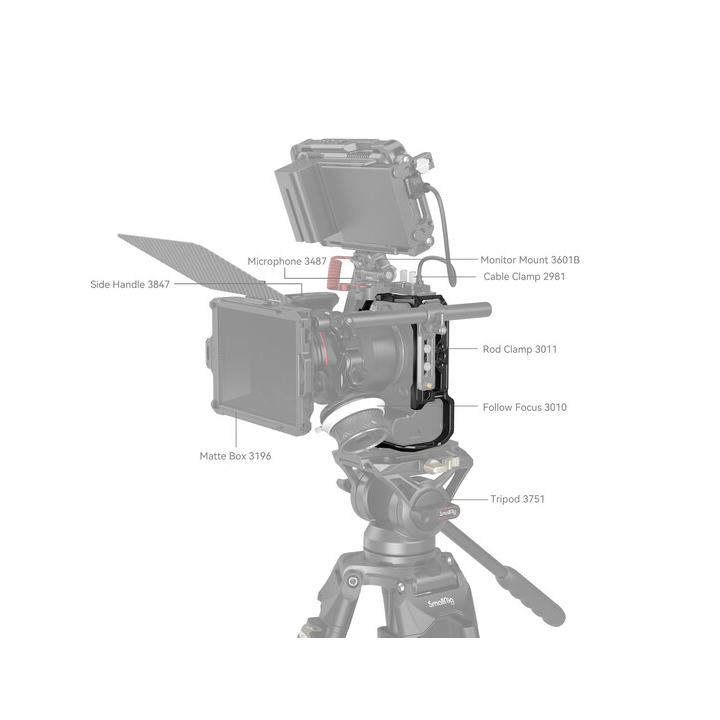 SmallRig 4159 - Camera Cage for Canon EOS R6 Mark II