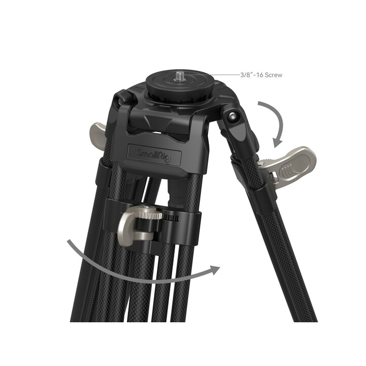 SmallRig 4167 - FreeBlazer Heavy-Duty Carbon Fiber Tripod (75mm Bowl)