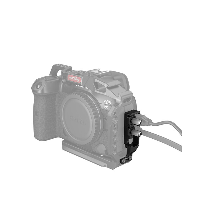 SmallRig 2981B - HDMI and USB-C Cable Clamp for Canon EOS R5 C/R5/R6/R6 Mark II Cage