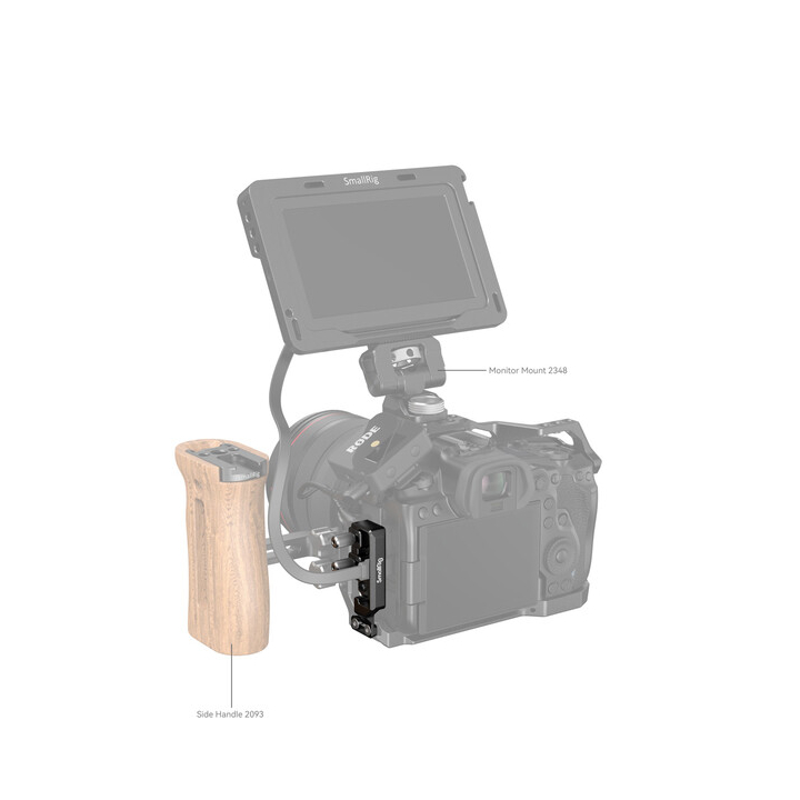 SmallRig 2981B - HDMI and USB-C Cable Clamp for Canon EOS R5 C/R5/R6/R6 Mark II Cage