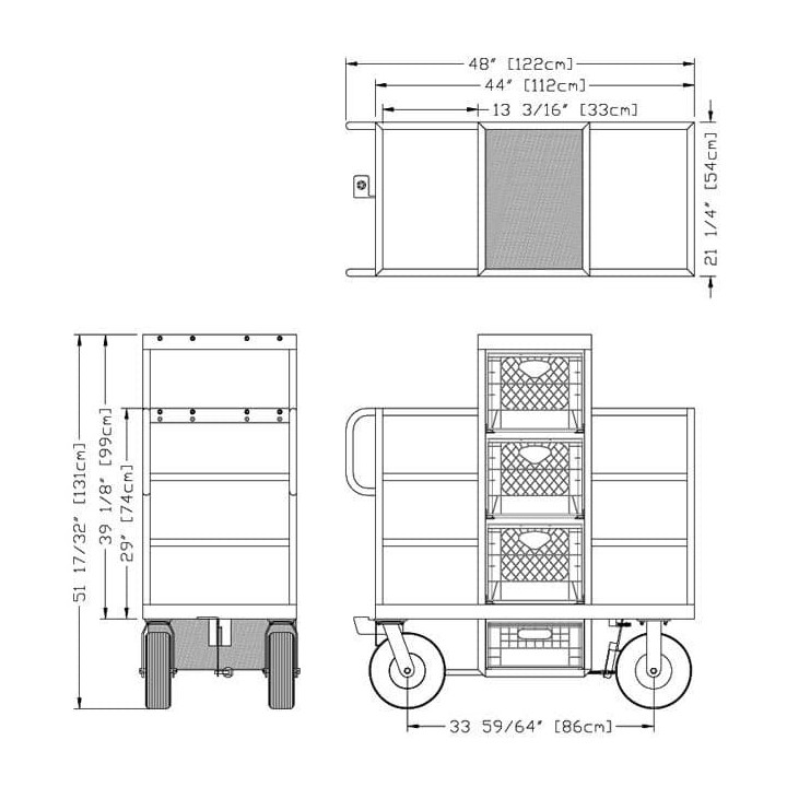 Magliner E-01 MINI - Electric Mini Cart