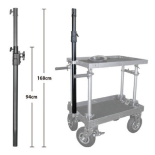 Kupo 168B - Heavy Duty Telescopic Mast W/ Junior Receiver