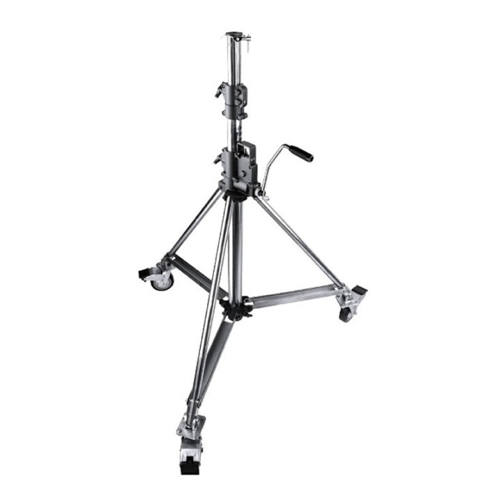 Kupo 485 - Heavy Duty Wind Up Low Base Stand W/ Braked Caster