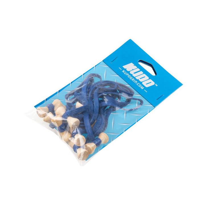 Kupo BG5006BL - Elastic Cable Tie(10pcs) - blue