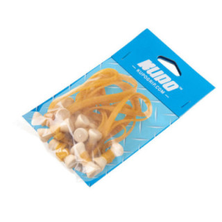 Kupo BG5006N - Elastic Cable Tie(10pcs) - natural