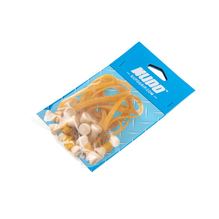 Kupo BG5006N - Elastic Cable Tie(10pcs) - natural