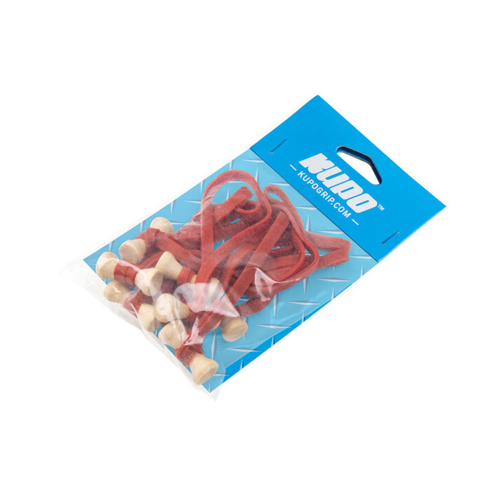 Kupo BG5006R - Elastic Cable Tie(10pcs) - red