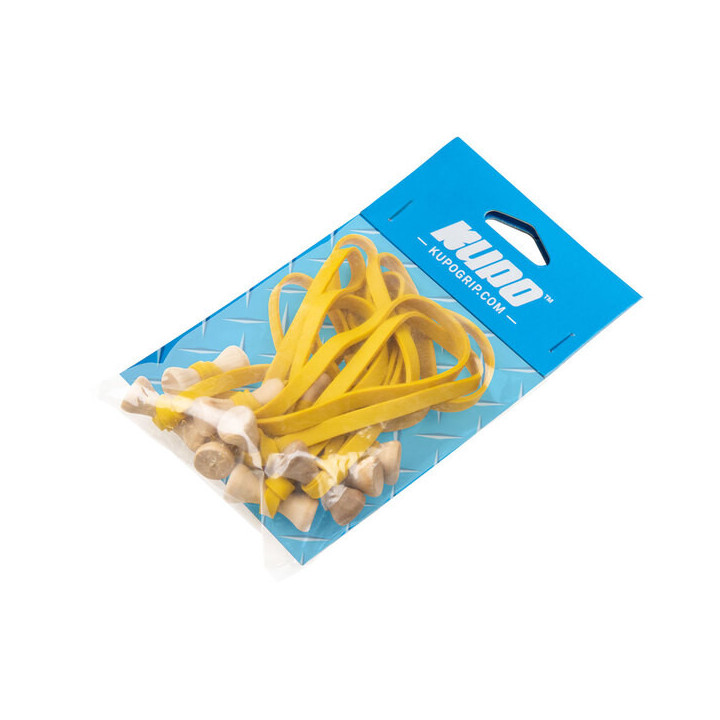 Kupo BG5006Y - Elastic Cable Tie(10pcs) - yellow