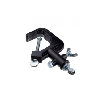 Kupo C-05B - Aluminum Alloy Clamp W/5/8" Light Stud-black
