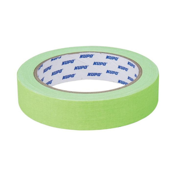 Kupo CS-24125GN - Cloth Spike Tape 12.5 Yard(L)x 24mm(W) Green