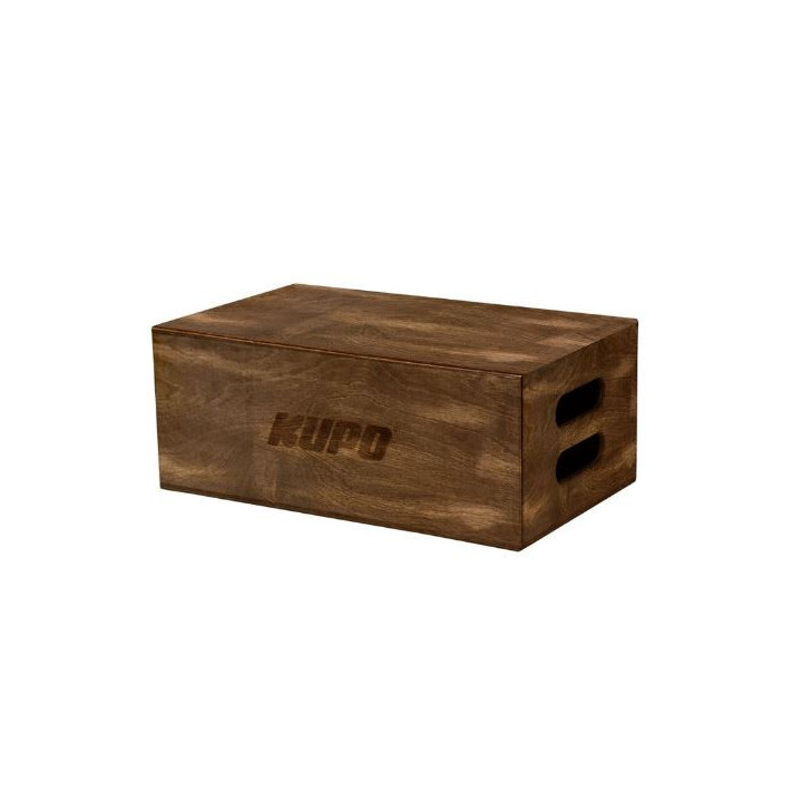 Kupo KAB-008-BST - Kupo Brown Stained Apple Box- Full 20"X12"X8"