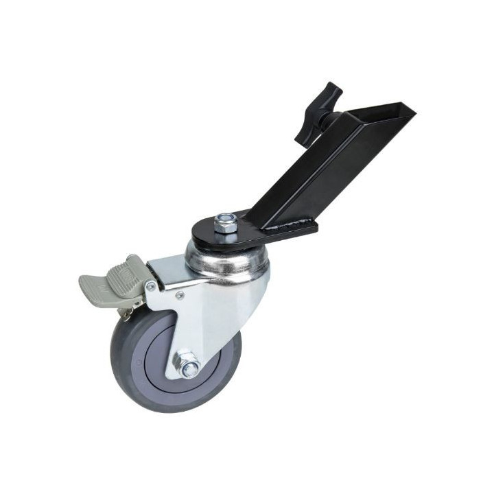 Kupo KC-100M - 41 Degree Caster Adapter for 25mmx25mm Stand Leg W/caster (Set of 3)