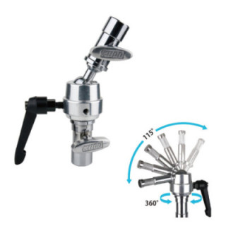 Kupo KCP-412 - Super Grip Double Baby Receiver