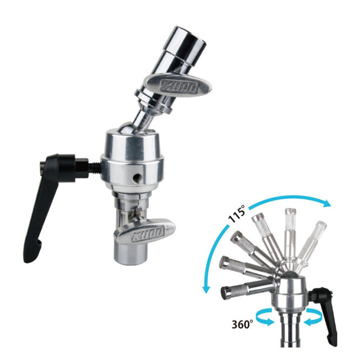 Kupo KCP-412 - Super Grip Double Baby Receiver