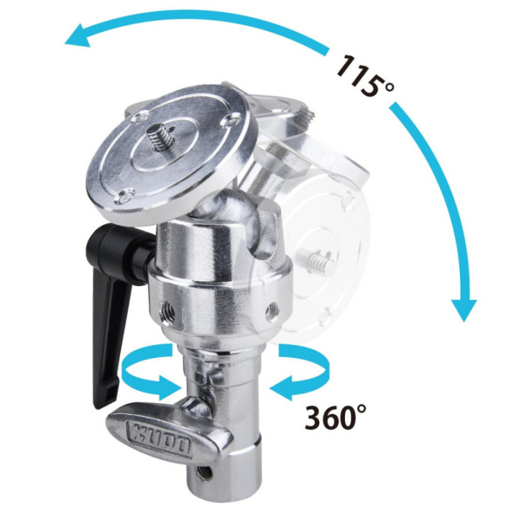 Kupo KCP-414 - Super Grip Finger W/ 1/4''-20 Male Thread & Round Plate