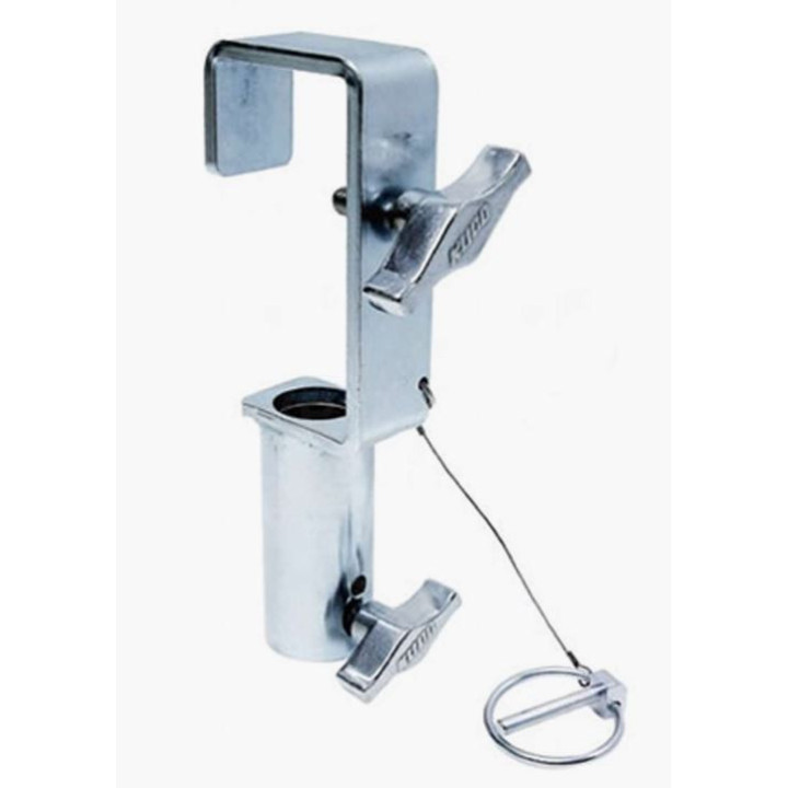 Kupo KCP-705B - Stage Clamp W/28mm Socket With Linch Pin (Black)