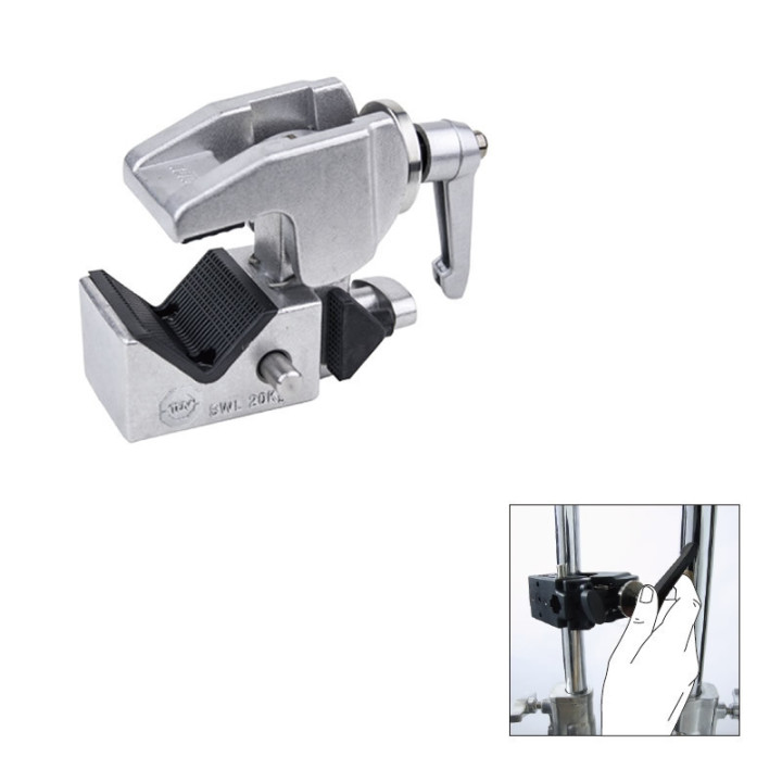Kupo KCP-710 - Superb Clamp With Adjustable Handle - Silver